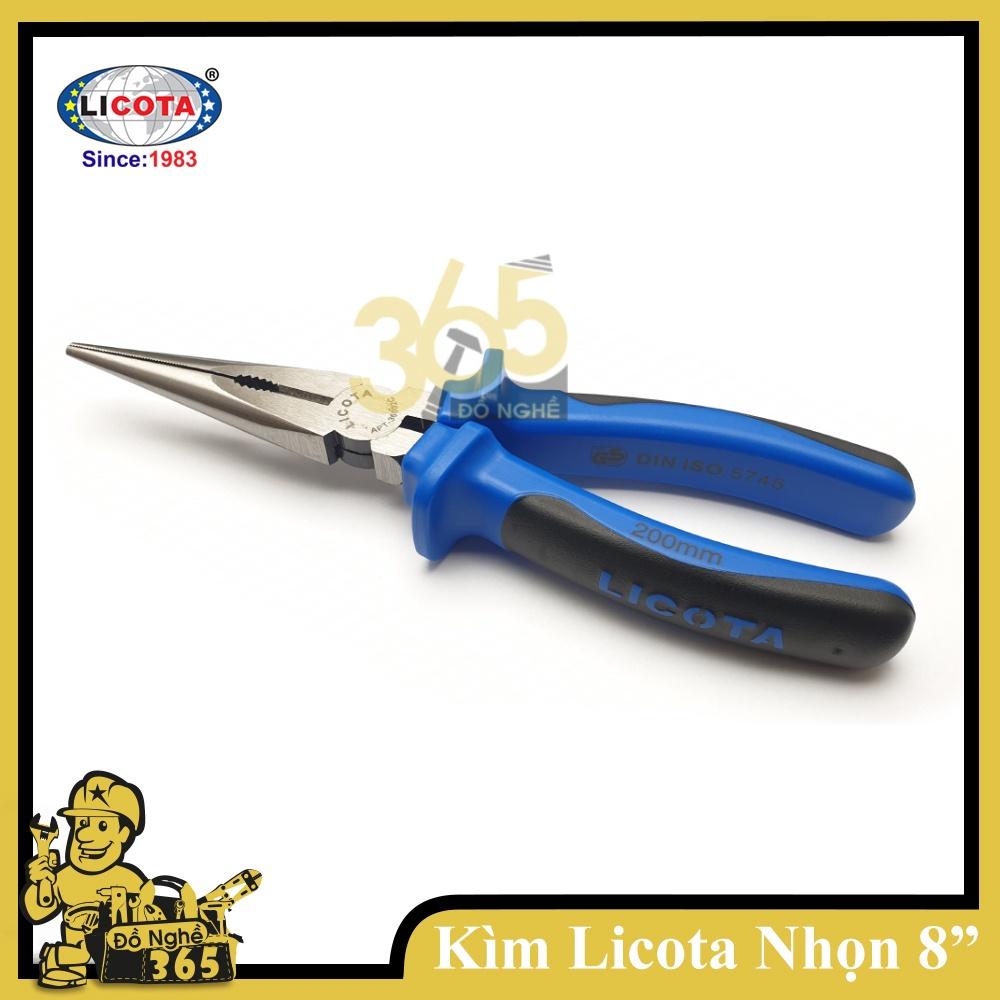 Kìm mũi nhọn 8&quot; (200mm) cao cấp Licota