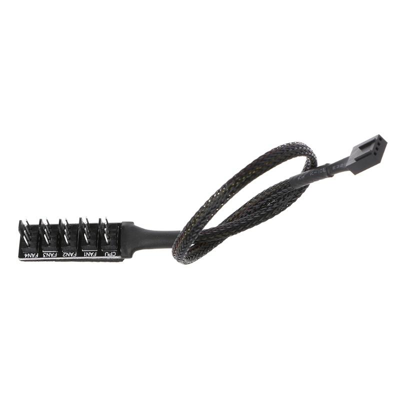 Dây cáp chia cổng quạt tản nhiệt 1 sang 5 4 pin Molex TX4 PWM CPU