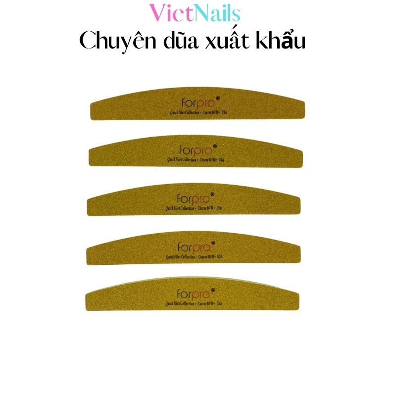 Dũa móng bột móng gel móng tự nhiên làm từ giấy nhám vàng cao cấp nhập khẩu, dụng cụ làm móng không thể thiếu