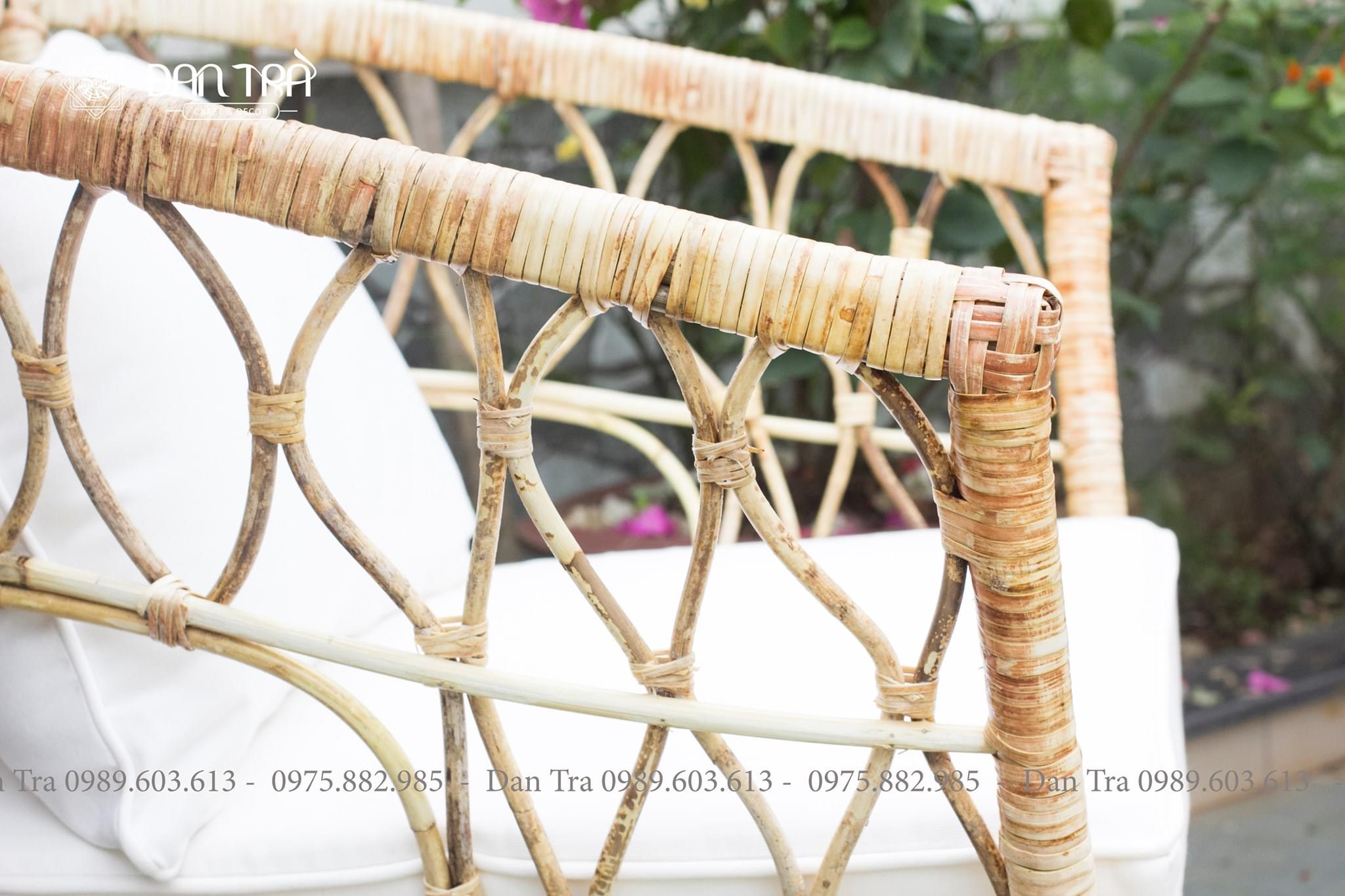 [GIÁ TẠI XƯỞNG] Ghế Đơn Tay Bè Cổ Điển - Ghế Mây Classic ĐAN TRÀ - Bàn Ghế Mây Tre Coffee