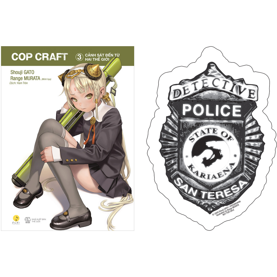 Cop Craft - Cảnh Sát Đến Từ Hai Thế Giới Tập 3 - Bản Thường Tặng Kèm 01 Bookmark