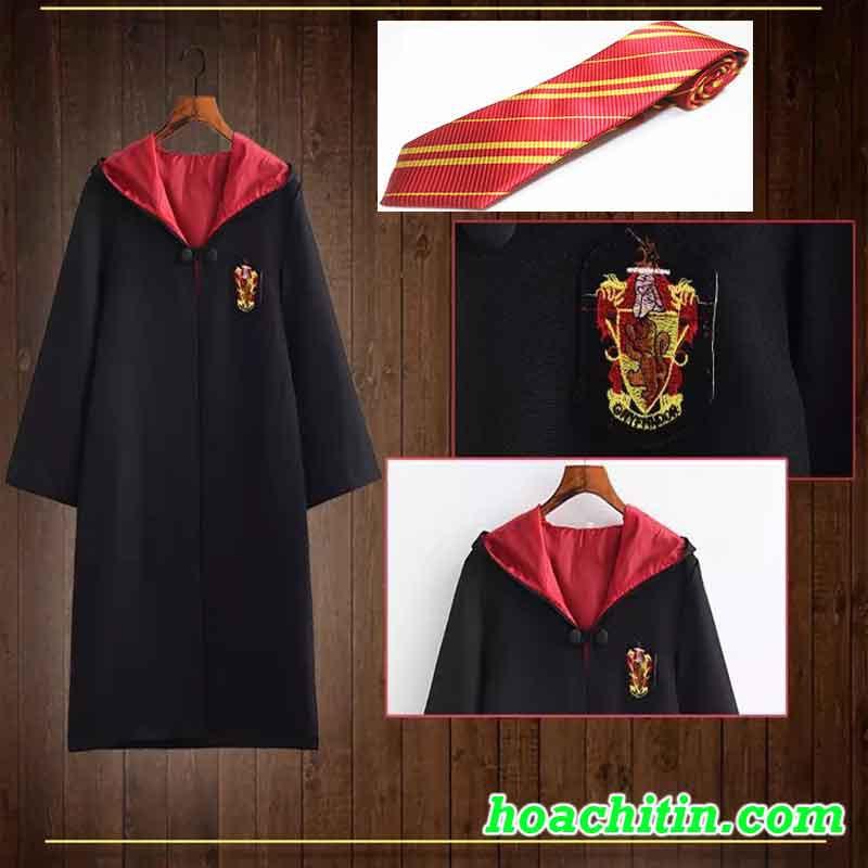 Trọn Bộ Áo Choàng Harry Potter + đũa phép Thuật đèn + mắt kính + nón