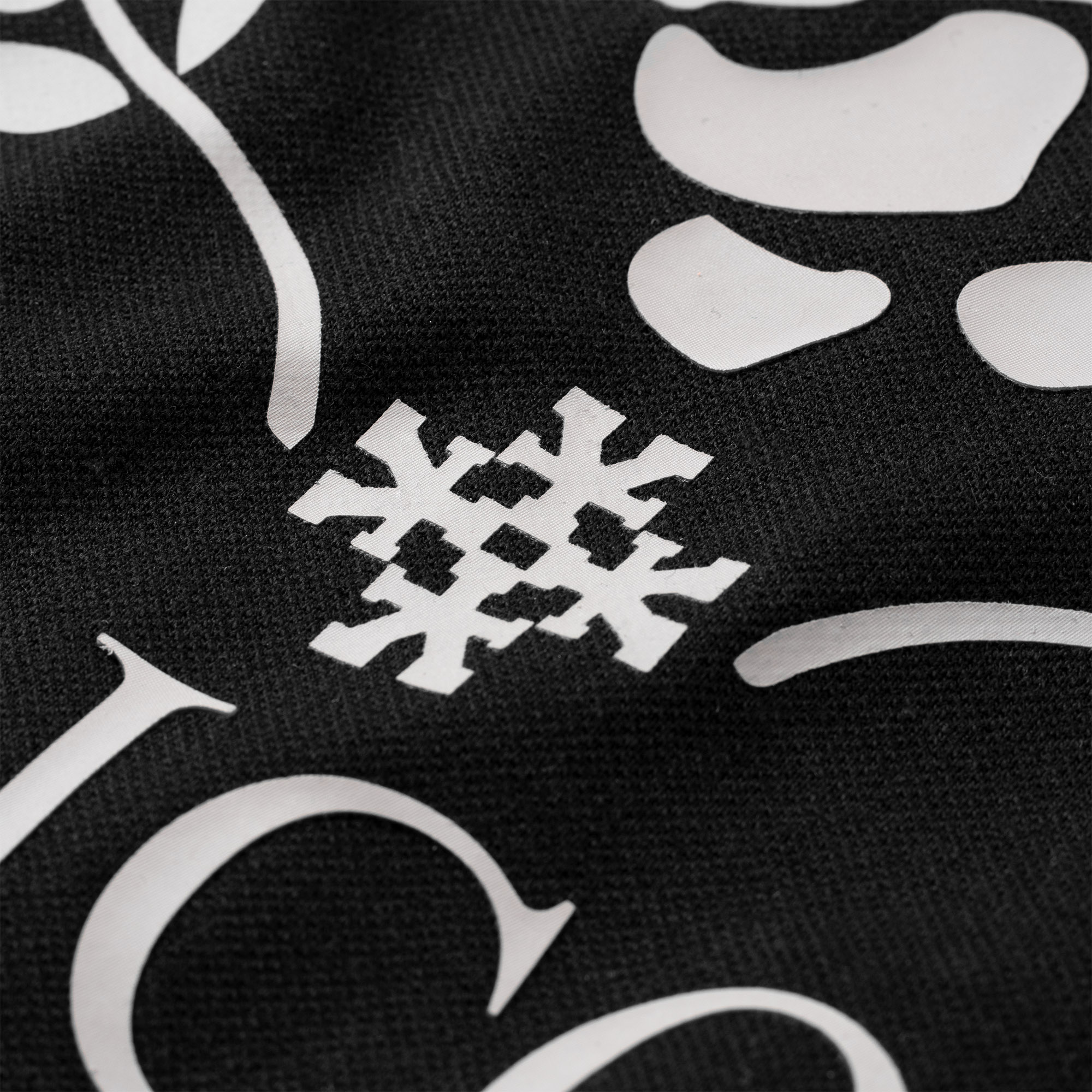 Áo Thun DirtyCoins Leaf Wreath Polo - Black/Cream