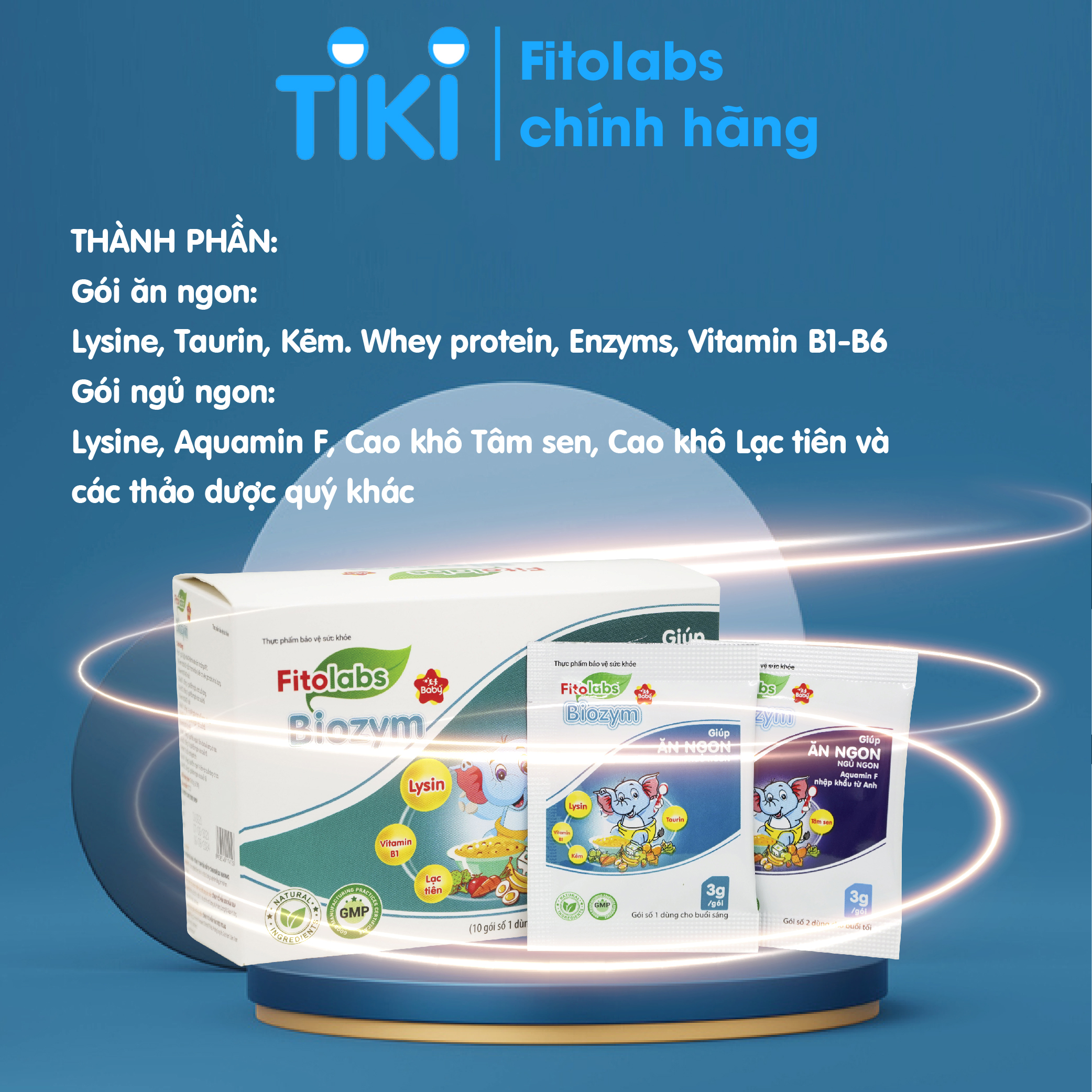 Fitolabs Biozym giúp trẻ ăn ngon - ngủ ngon, nâng cao sức khỏe