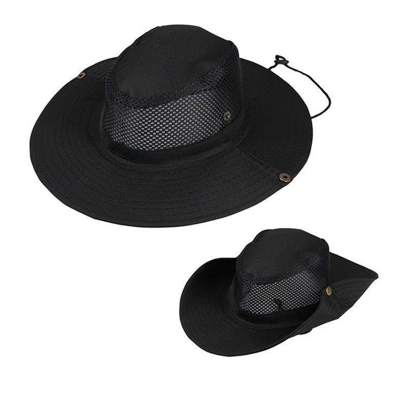 Summer Breathable Mesh Fishing Caps Unisex Outdoor UV Protection Sun Cap Hiking Camping Travel Fishing Hat