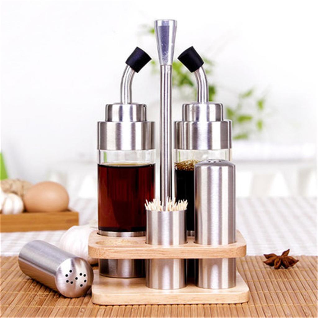 Seasoning Box Stainless Steel Home Condiment Storage Box for Restaurant