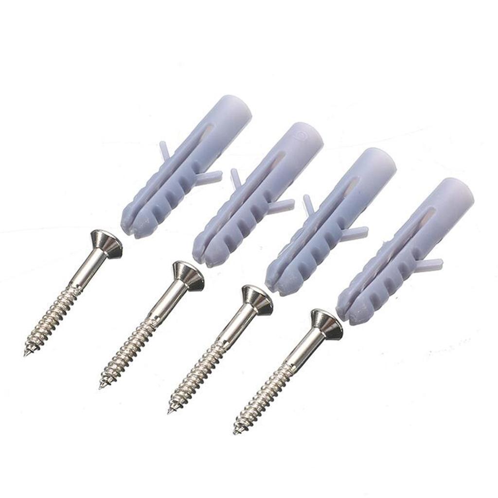 4pcs Wall Mounted Holder Coat Hook Jacket Storage Rack Display Rack