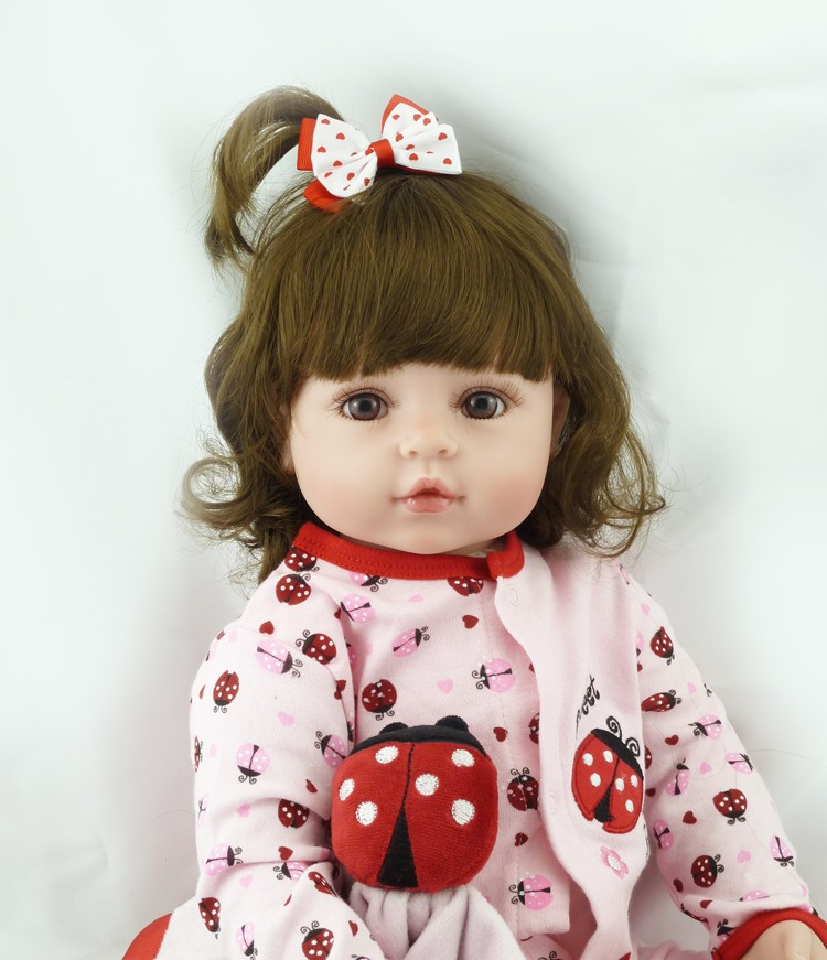 Búp Bê Tái Sinh BQuà sinh nhật cho trẻ em 42 cm 16 inch Quà sinh nhật cho trẻ em Reborn Vinyl Doll