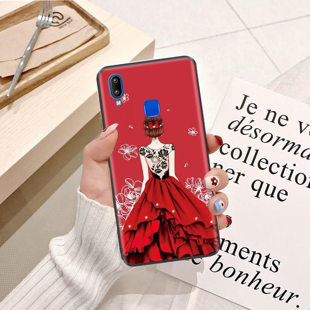 Ốp lưng dành cho điện thoại ViVo U10 Viền dẻo TPU hình Phía Sau Cô Gái