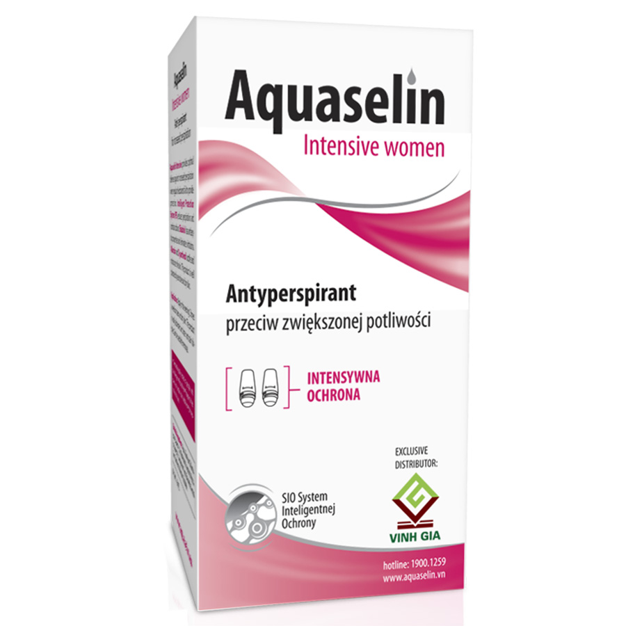 Lăn Nách Dành Cho Nữ Aquaselin Insensitive Women Antiperspirant For Increased Perspiration 50ml - 3934