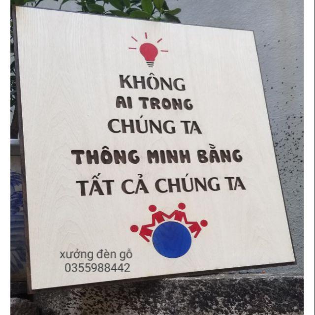 Tranh treo tường decor gỗ