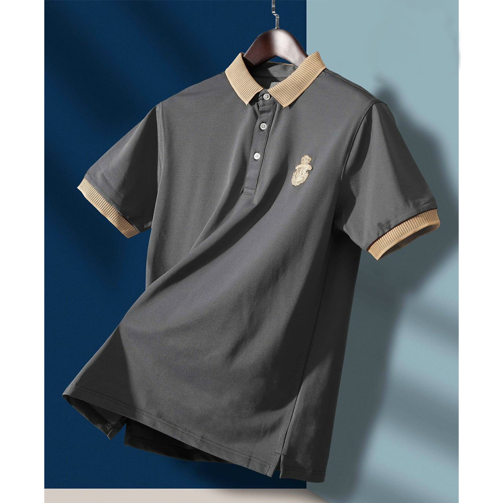 Áo Thun Polo Nam Tay Ngắn Unisex thương hiệu Chandi thiết kế cố bẻ thêu không bong tróc khi giặt PLN2