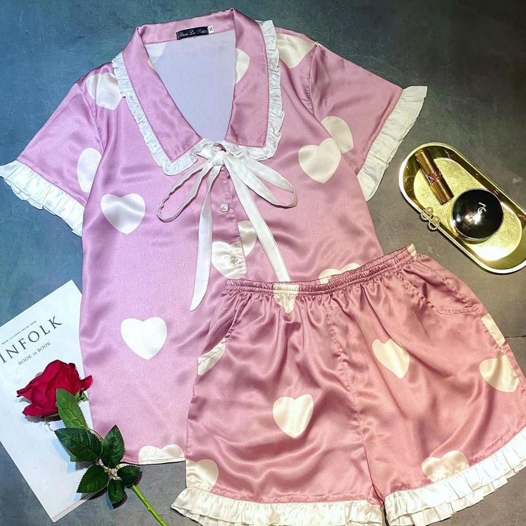 - Set Pijama Lụa Bèo Tiểu Thư - L218