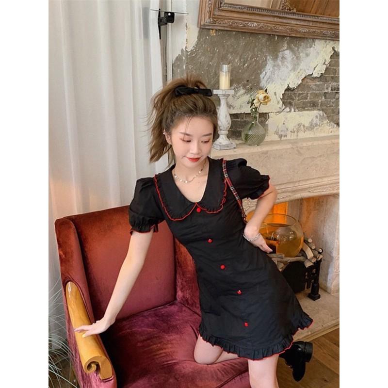 Đầm cuốn biên đỏ Big size