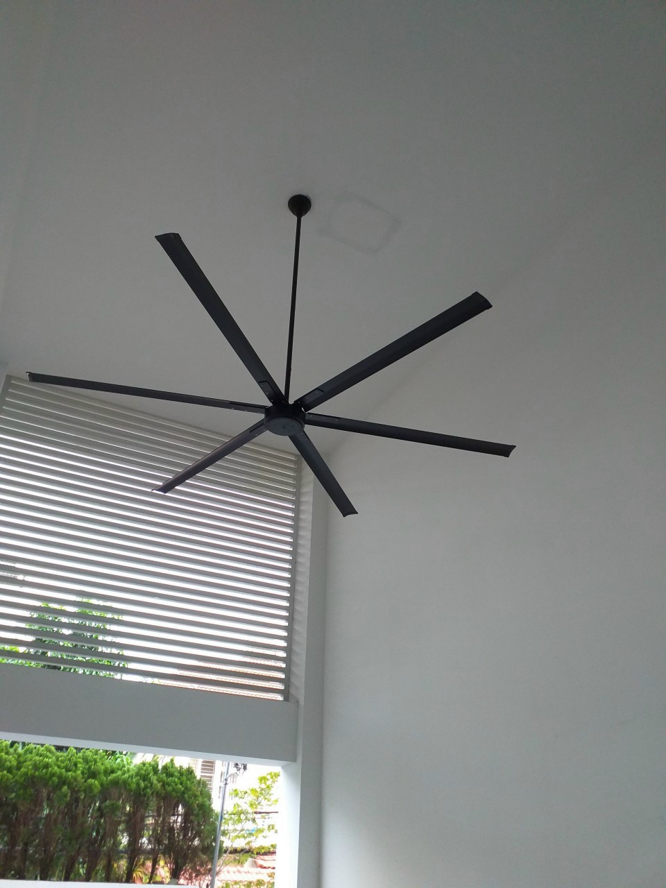 Quạt trần sải cánh lớn BLDC Sinwa SW100-ALU sải cánh 2.540mm/100"