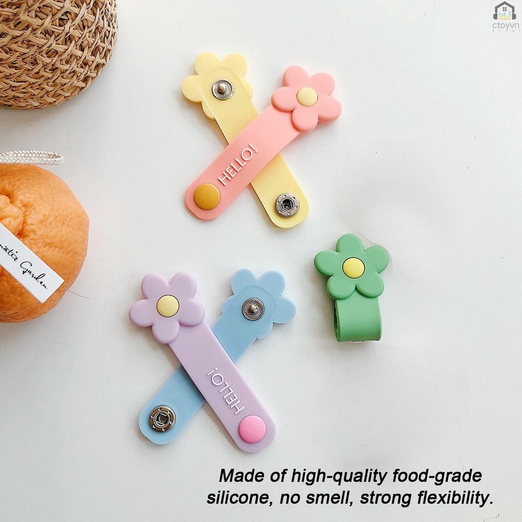 Dụng cụ quấn dây cáp gọn gàng bằng silicone