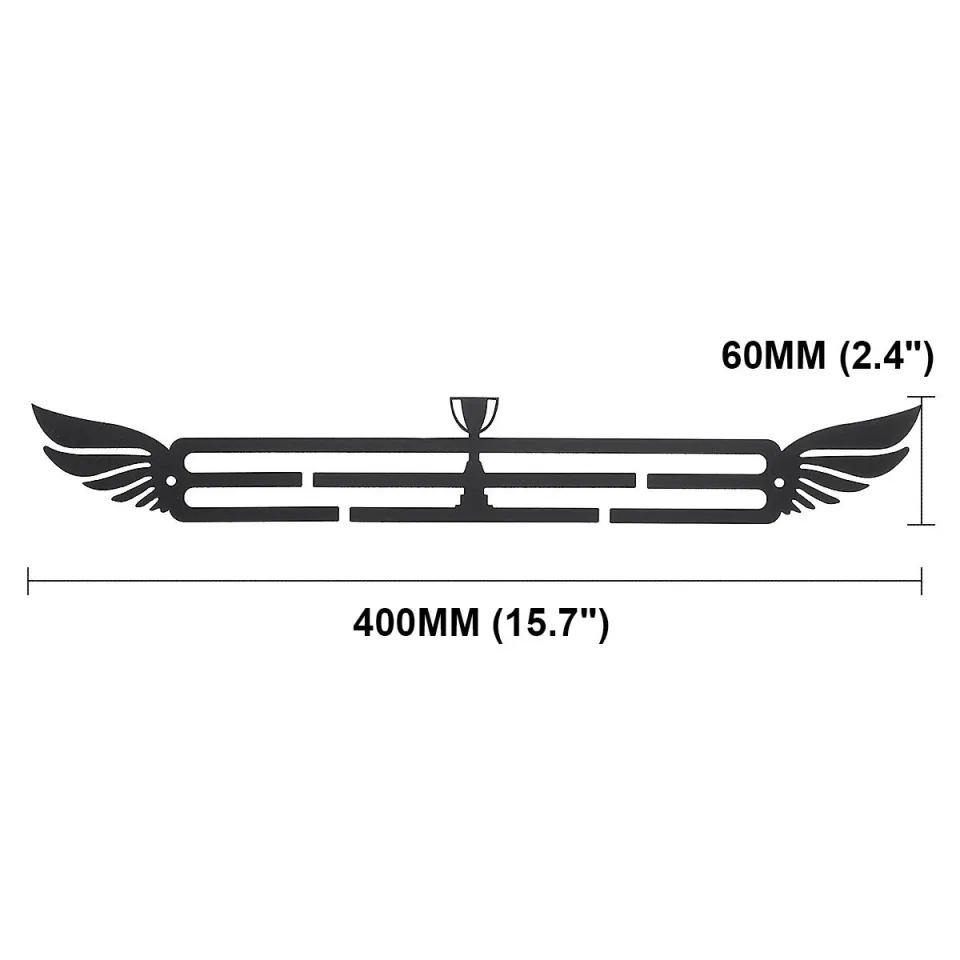 Giá Đỡ Huy Chương,Tiện Dụng Cho Người Chạy Bộ / Thể Thao, 40*6*2cm, 1 cái
