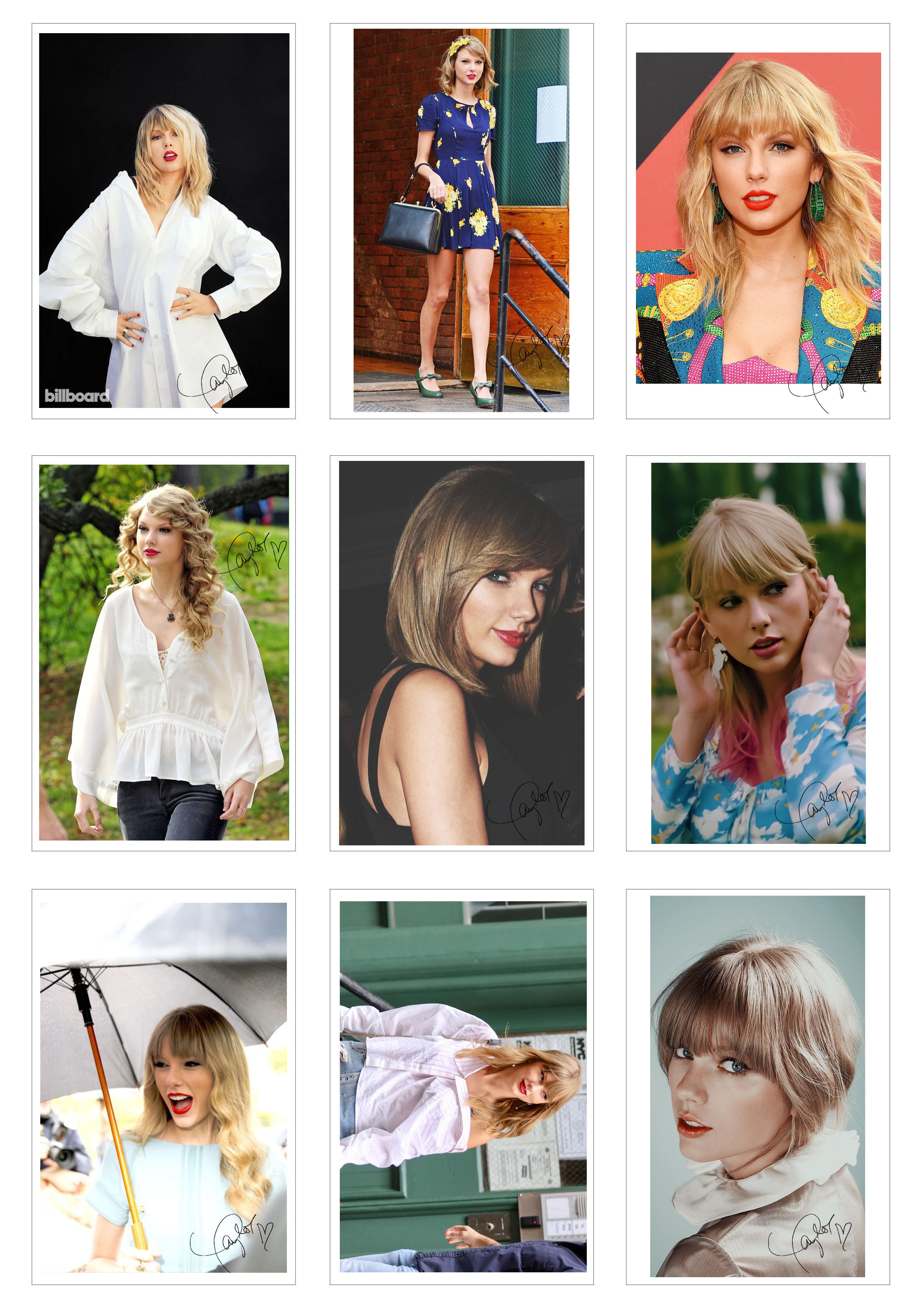 Lomo Card 54 ảnh TAYLOR SWIFT ( kèm chữ ký