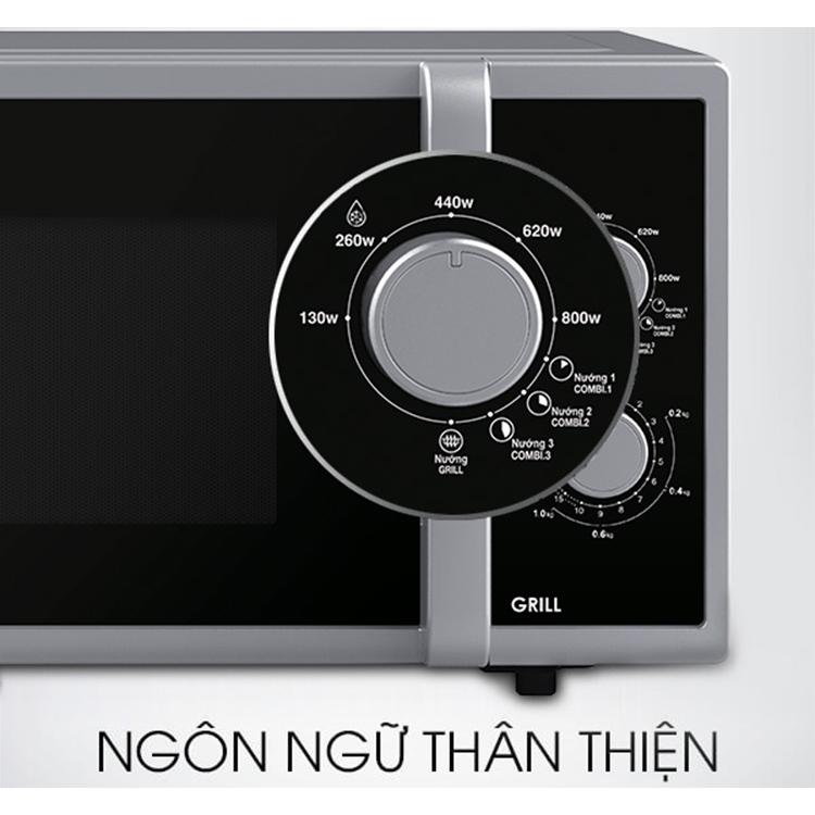 Lò Vi Sóng Có Nướng Sharp R-G322VN-S - Hàng chính hãng