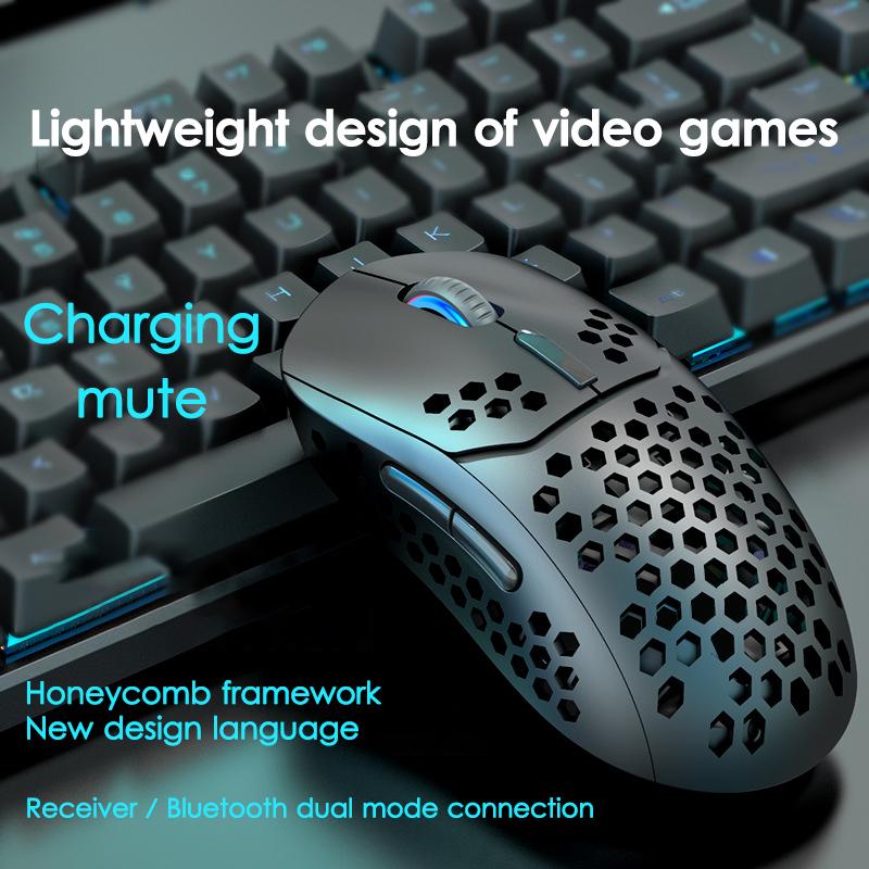 Silent Mouse Chuột Không Dây Bluetooth 5.0 Không Dây 2.4GHz 1600DP Quang USB Cho Video Game Laptop Và Máy Tính