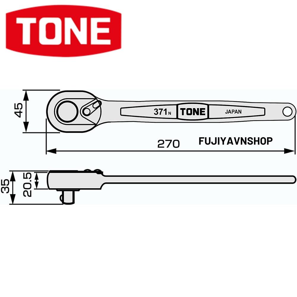 Cần xiết lực tự động Tone HP371 270mm