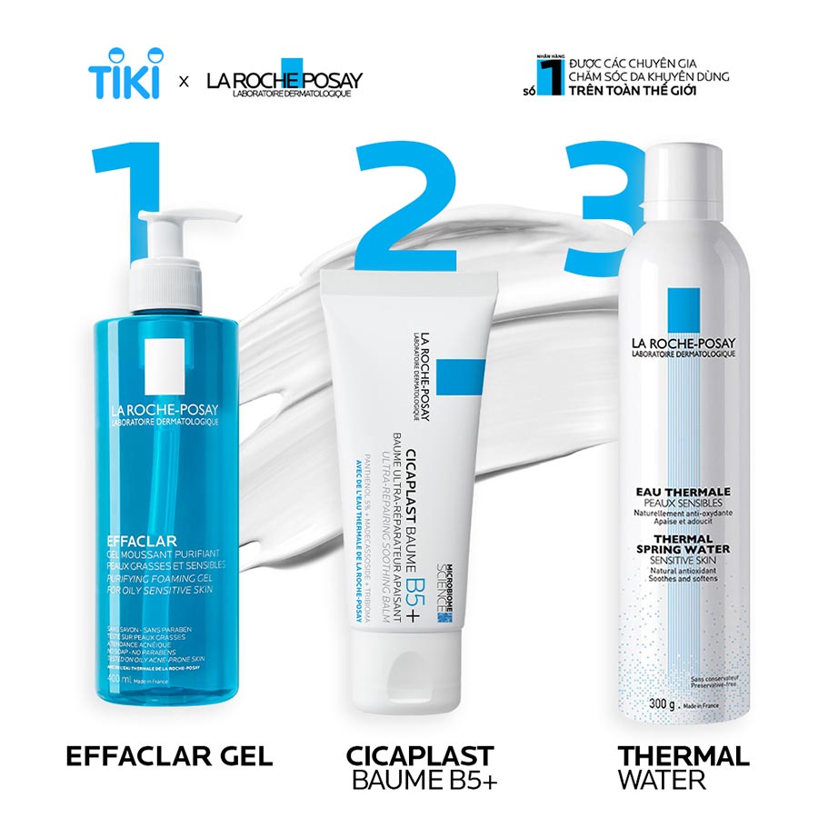 Kem dưỡng hỗ trợ làm dịu &amp; phục hồi da La Roche-Posay Cicaplast Baume B5+ 100ml