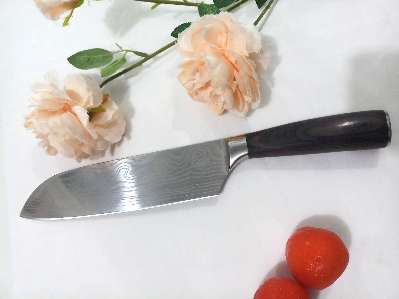 DAO BẾP SANTOKU -DAO THÁI, GỌT HOA QUẢ MÃ ADT116