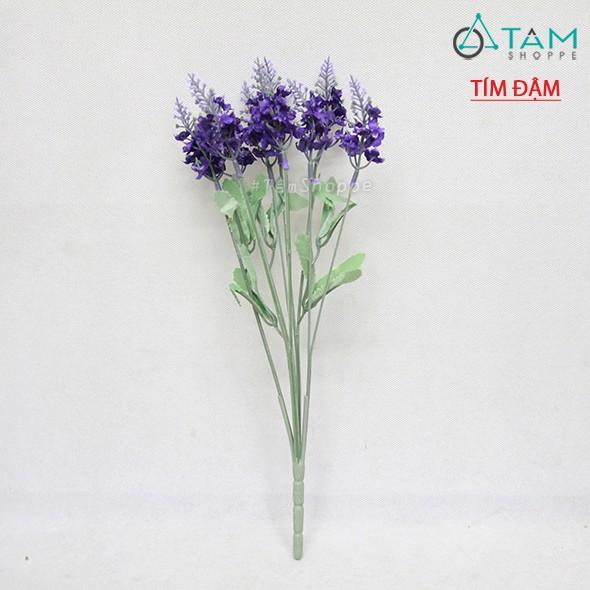 Cành hoa Lavender giả bằng vải Vintage F-CHG-98