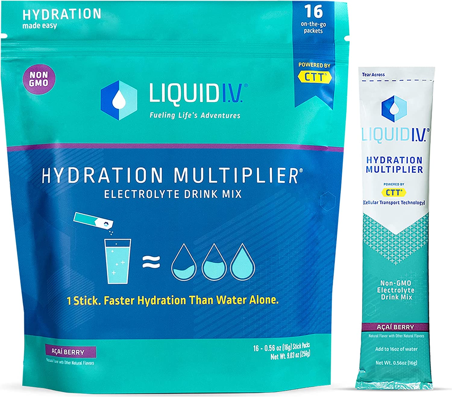 Bột điện giải bán chạy nhất thế giới Liquid IV Hydration Multiplier : Made in USA