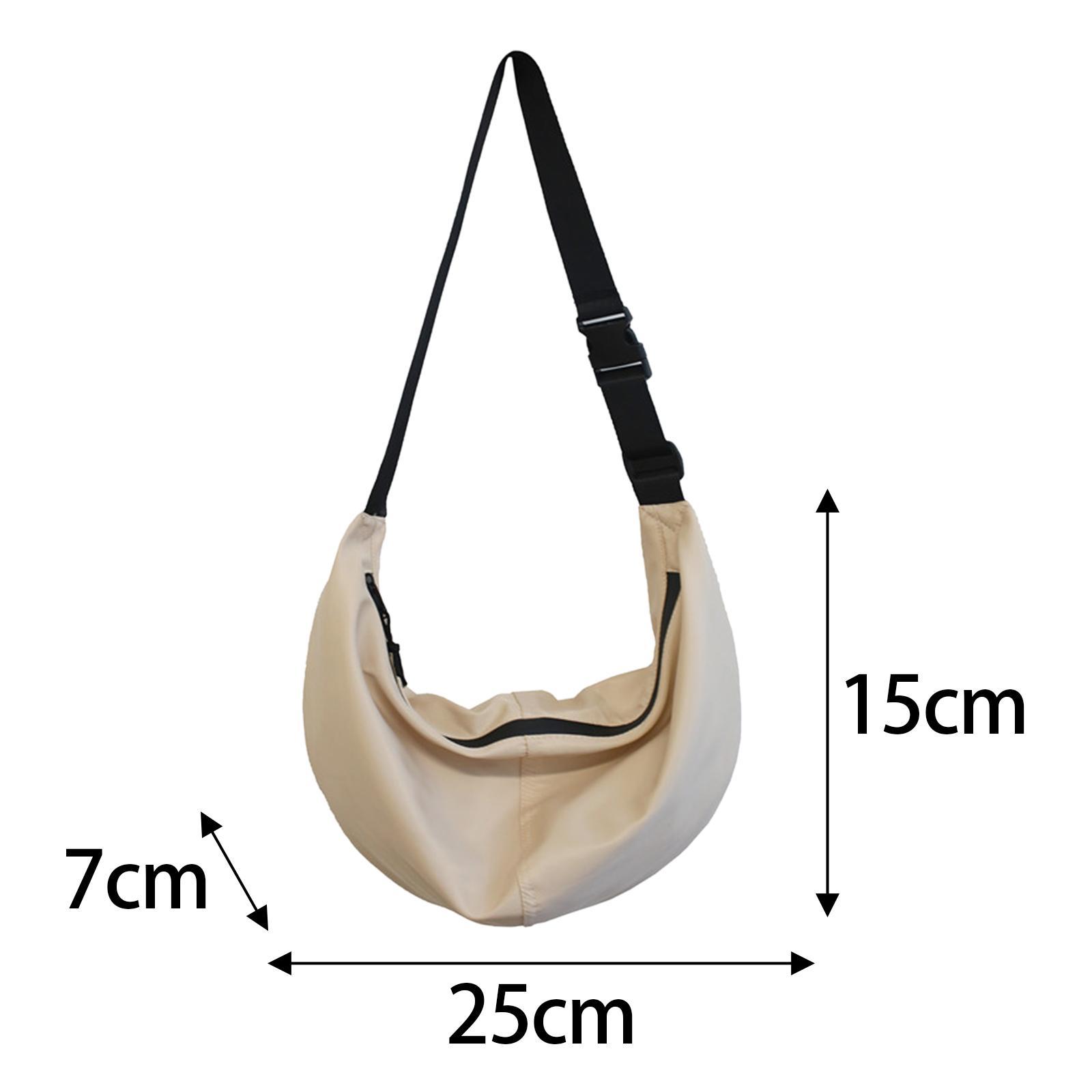 Shoulder Bag Handbag Adult Unisex Casual Shoulder Daypack Pouch Large Capacity Crossbody Bag Dumpling Bag for Outdoor Vacation Walking Beach