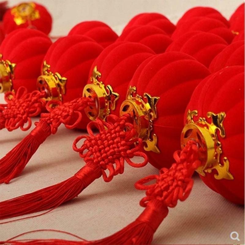 Set 30 lồng đèn nhỏ treo trang trí năm mới