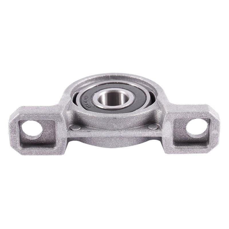 Zinc Alloy KP000 10mm Bore Diameter Ball Bearing Pillow Block Mounted Support