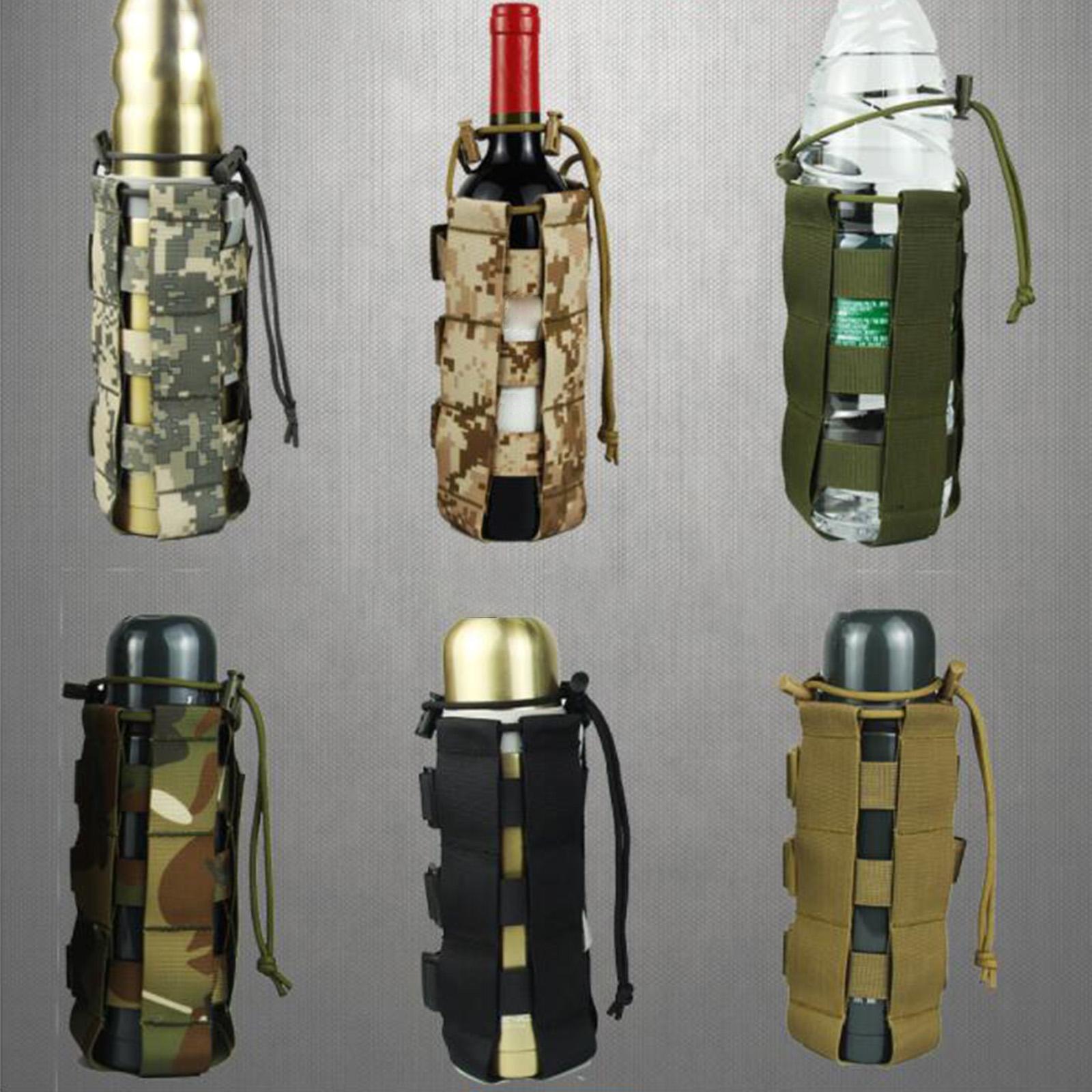 2.5L Water Bottle Pouch Bag Drawstring Holder for Camping Travel