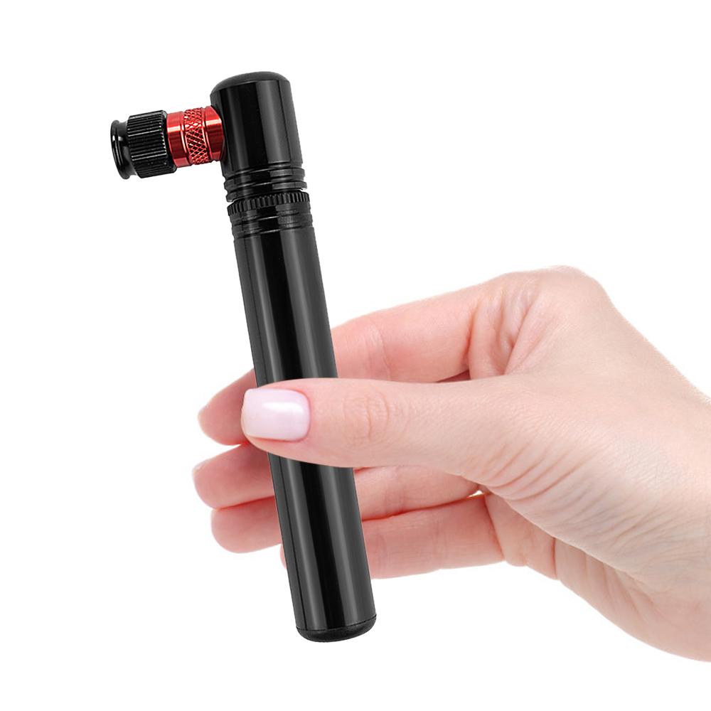 Máy bơm xe đạp 120PSI có giá đỡ phù hợp cho van Presta và Schrader