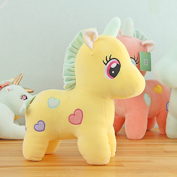 Gấu Bông Ngựa Pony (40 Cm) Gb18 (Màu Vàng)