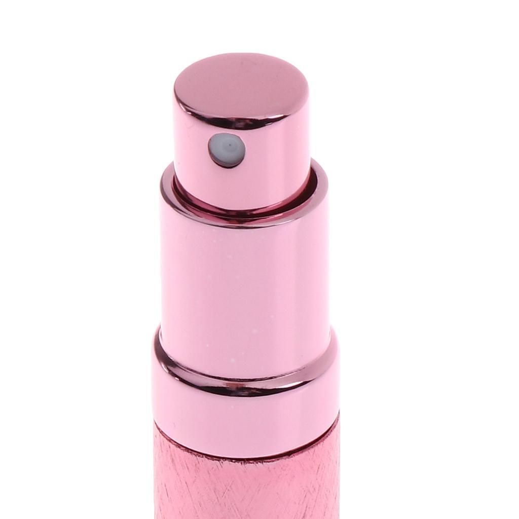 Travel 8ml Fine Mist Sprayer Bottle Makeup Atomizer Fragrance Aftershave Perfume Aluminum Essential Oil Container Vial