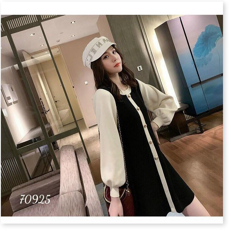 ĐẦM XÒE LỤA BI CÓ NÚT CÀI