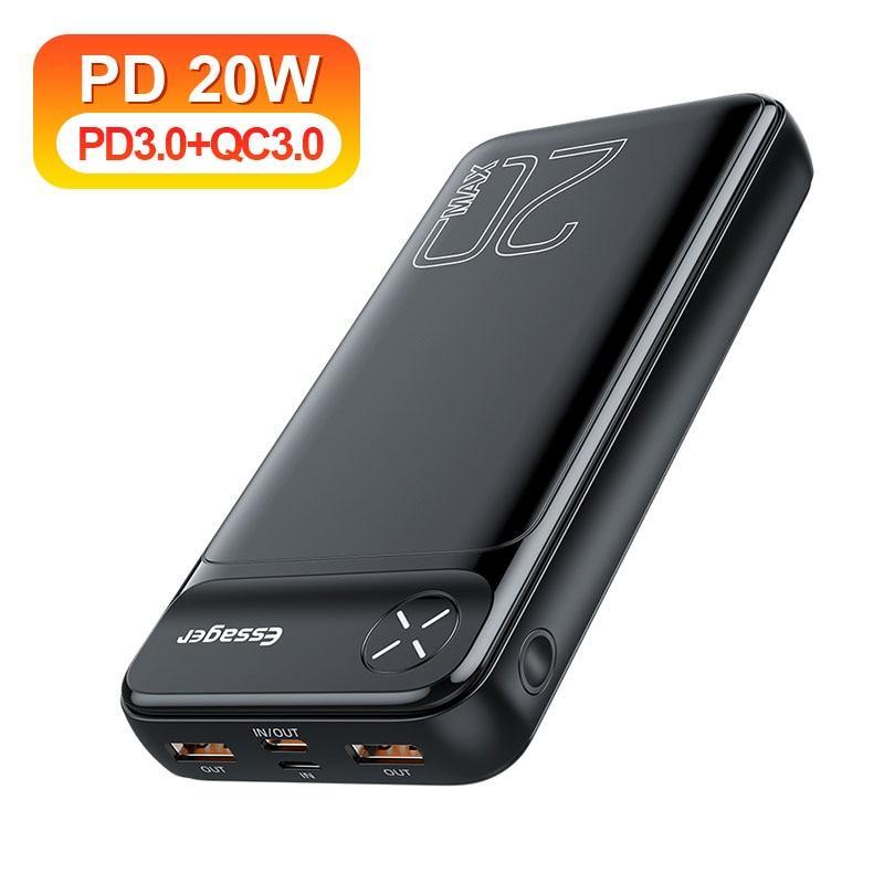 Pin dự phòng ESSAGER 20000mah pd 20w thích hợp cho iP điện di động