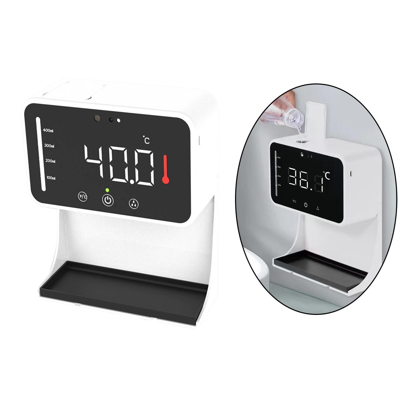 Non-contact Digital Wall Thermometer with 1200 Ml Soap Dispenser