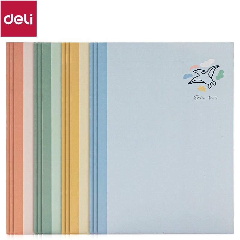 Sổ ghi chép khâu gáy nhiều hình khủng long 60 trang 70g Deli - 1 quyển size A5