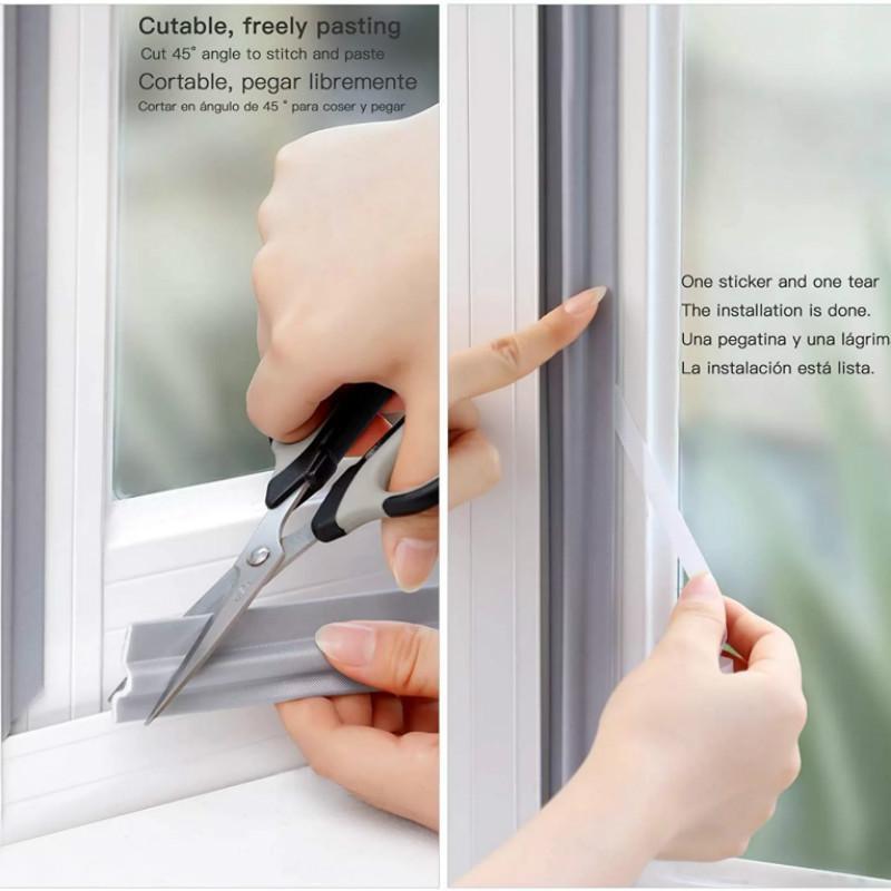 Cuộn Dây Dán Viền Cửa Sổ Chống Bụi Chống Nước Giảm Tiếng Ồn - 2M