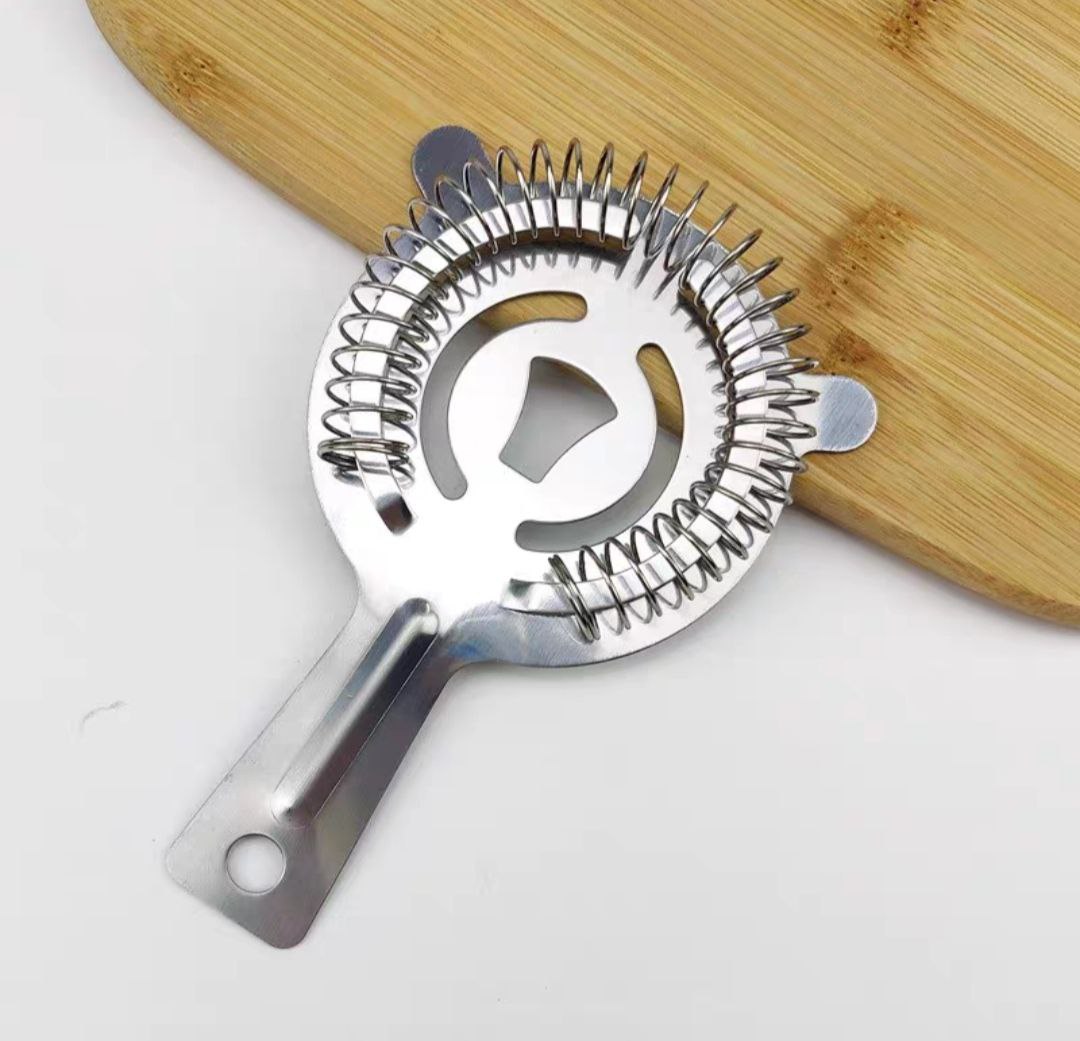 Dụng cụ chặn đá inox dáng tai mèo - Cocktail Strainer