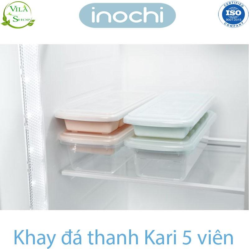 Khay Làm Đá, Khay Đá Kari Inochi - Khay Đá Dẻo Việt Nhật, Nhựa Dẻo Cao Cấp Kháng Khuẩn - Khử Mùi