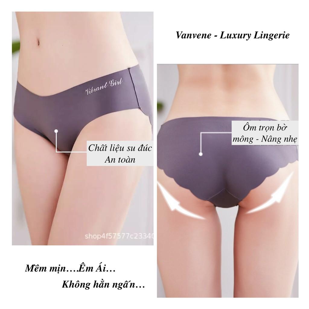 Quần Lót Nữ ️️ Quần chip nữ đúc su Vibrant Girl - Quần Lót Nữ Thun Lạnh Cao Cấp Viền Sóng Siêu HOT