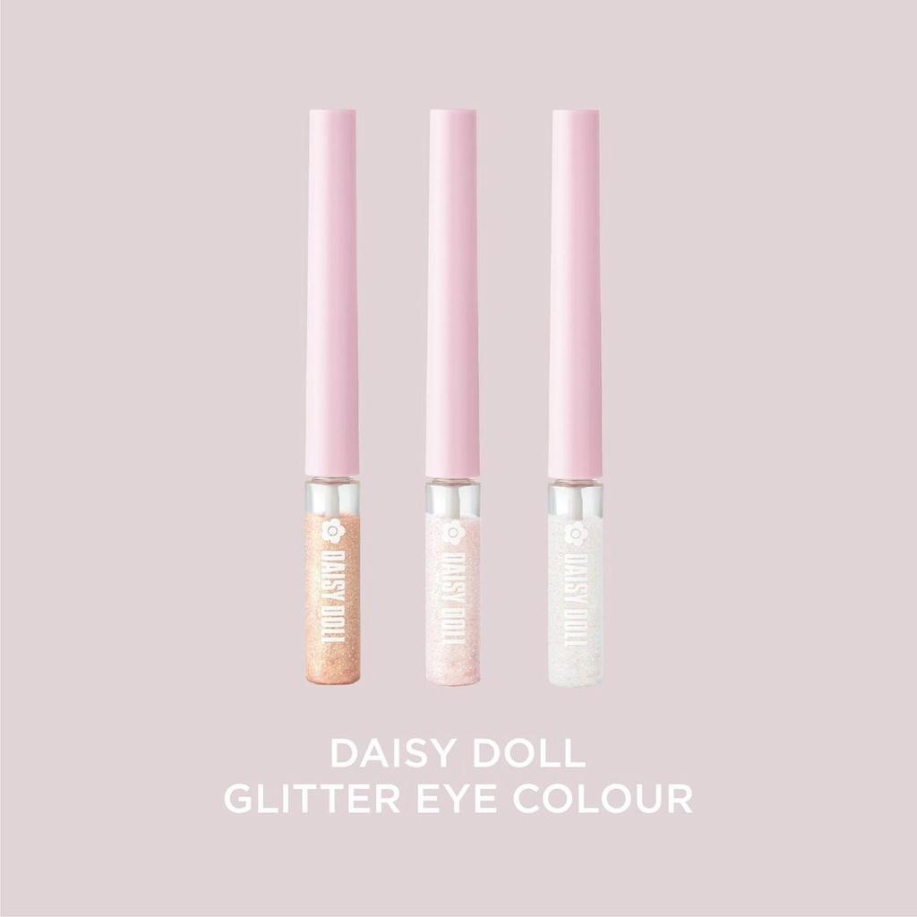 Gel Nhũ Kẻ Mắt Kim Tuyết Daisy Doll By Mary Quant Dạng Lỏng Chống Thấm Nước Nhanh Khô Bền Màu PK-01 Milky Pink