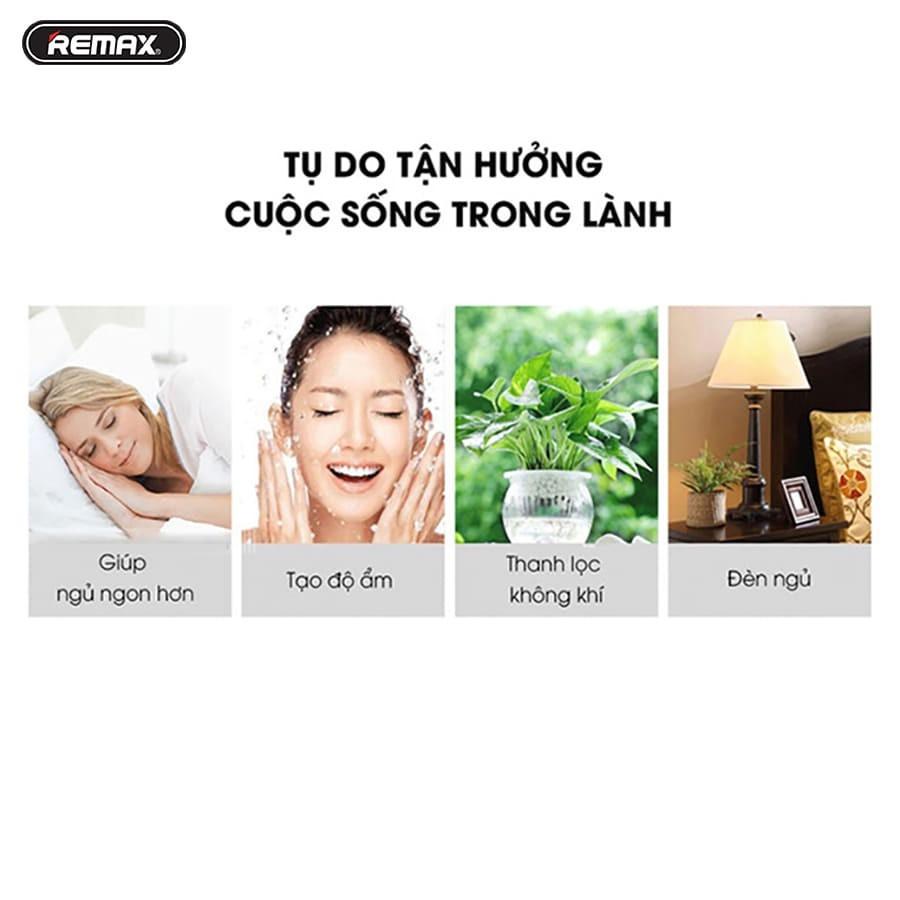 Máy Phun Sương Kiêm Đèn Ngủ Remax RT-A700 5.0 - Hàng chính hãng