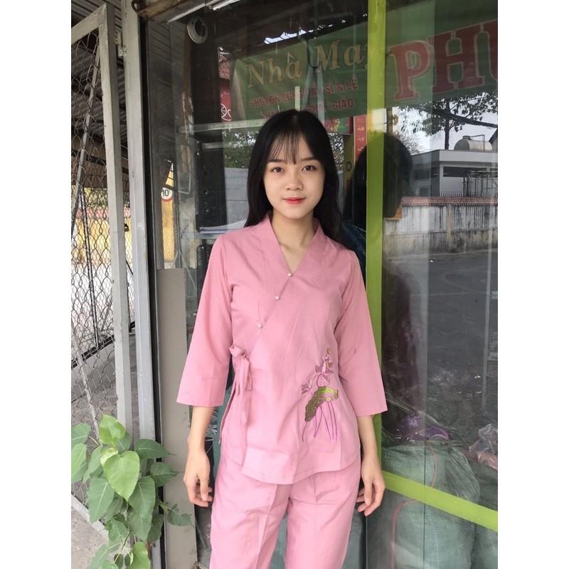 Đồ Lam Đi Chùa #Pháp Phục Phật Giáo#xéo nhật nơ
