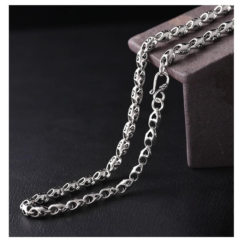 Dây Chuyền Charm Thời Trạng Loại Dây Bạc 925 Xoắn Dành Cho Cả Nam Và Nữ