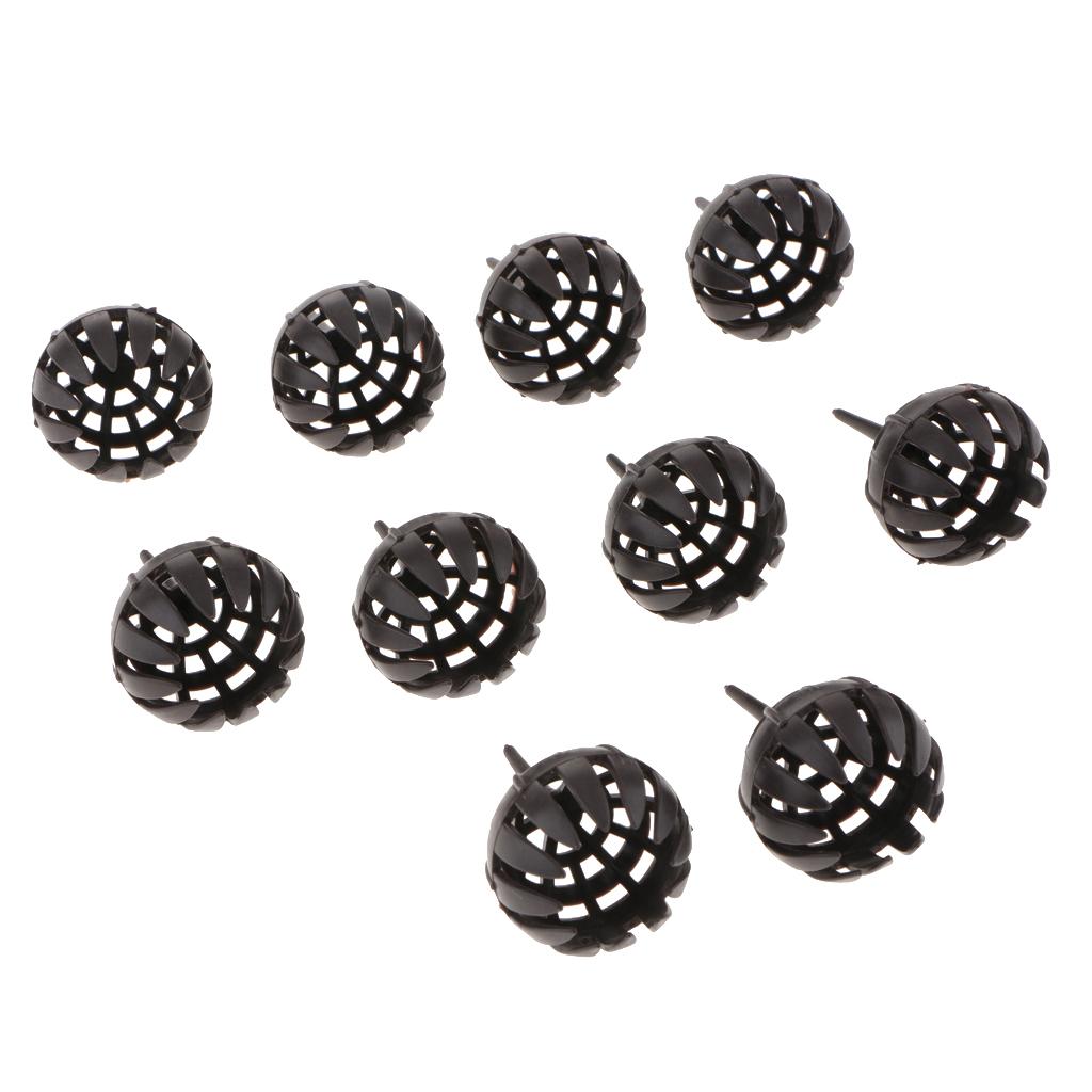 10pcs Plastic Fertilizer Basket Garden Tools for Plants Orchid Bonsai Size L