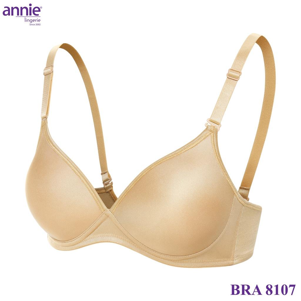 Áo Ngực annie Cao Cấp Không Gọng annie bra 8107 mút mỏng mềm mịn, ôm ngực, nâng ngực, thoáng mát, thoải mái, không cộm